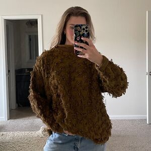 Vintage Cloudburst by Helene 100% Cotton Oversized‎ Sweater